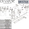 Bristan 1901 Basin Mixer Pop-Up Waste Spares